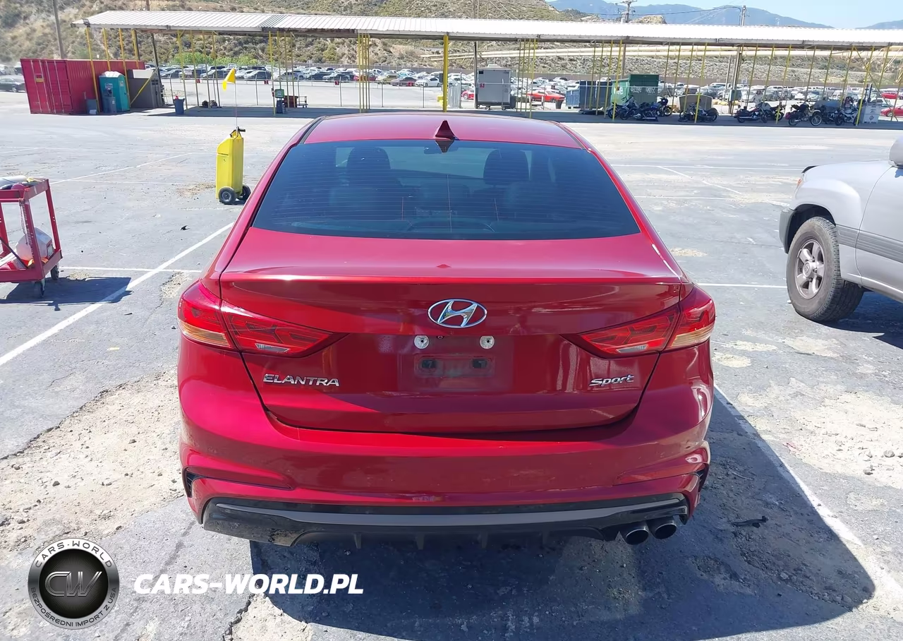 2017 Hyundai Elantra Sport VIN:KMHD04LB7HU343992 - 17
