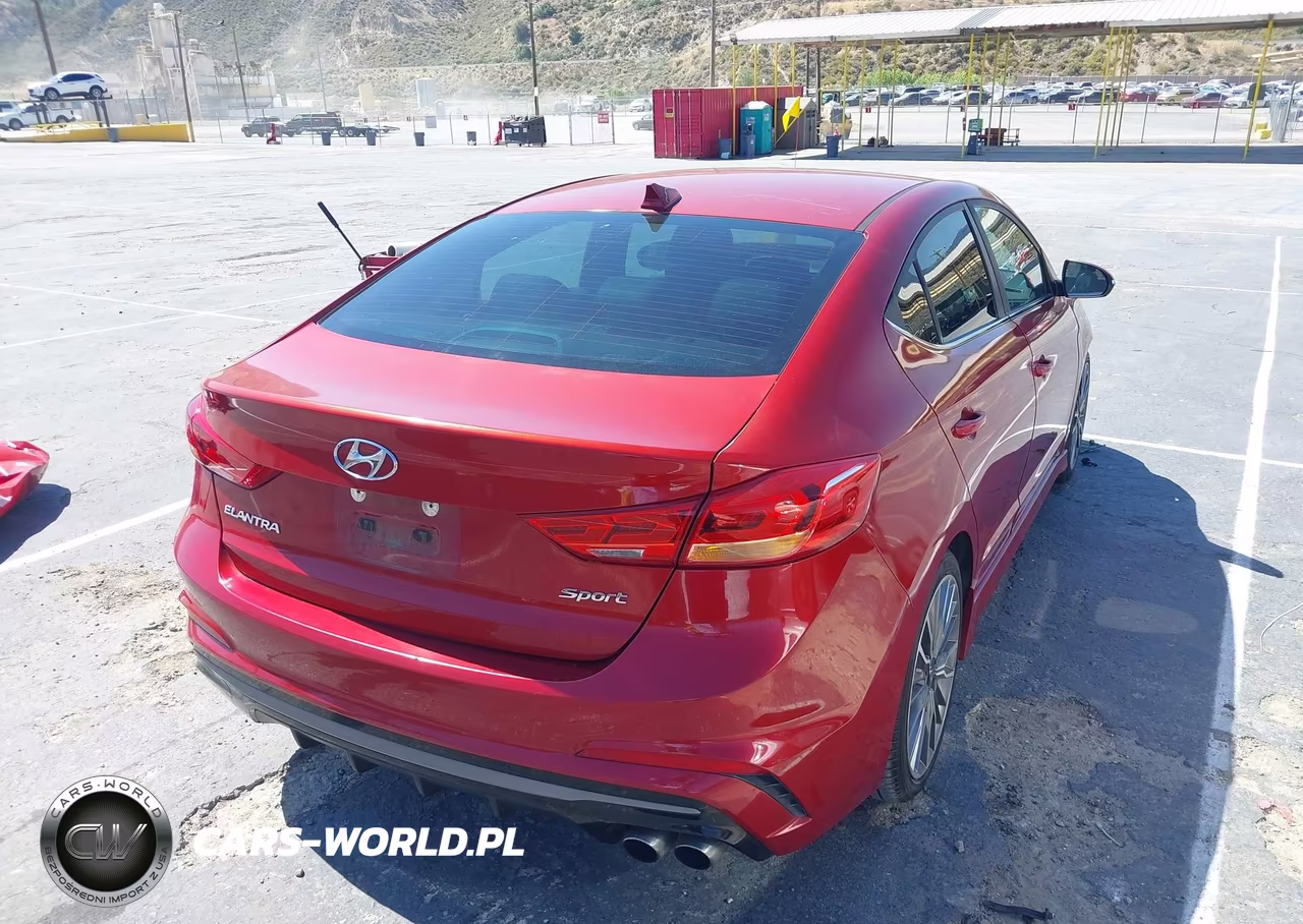 2017 Hyundai Elantra Sport VIN:KMHD04LB7HU343992 - 4