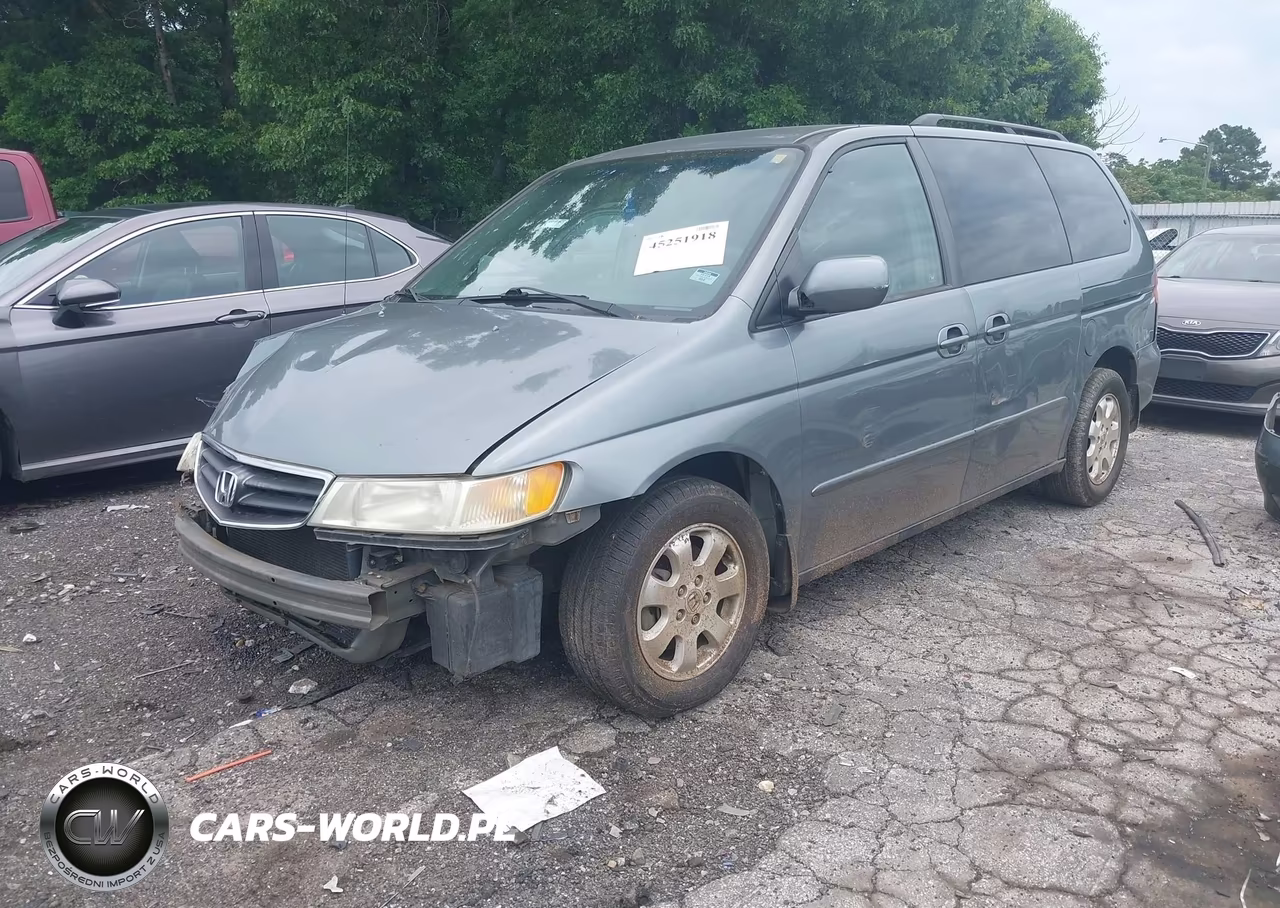 2002 Honda Odyssey Ex-L VIN:5FNRL18082B004147 - 2