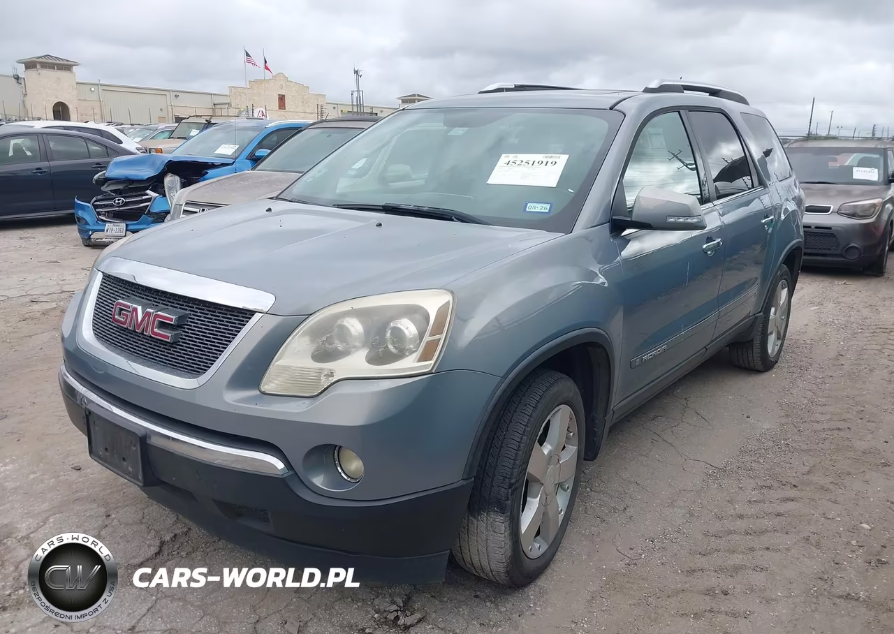 2008 GMC Acadia Slt-1 VIN:1GKER23798J266725 - 2