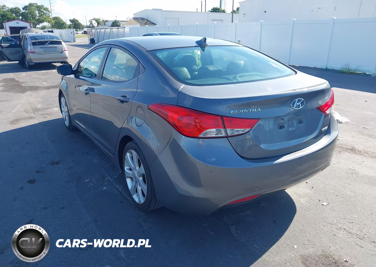 2013 Hyundai Elantra Limited VIN:5NPDH4AEXDH454907 - 3