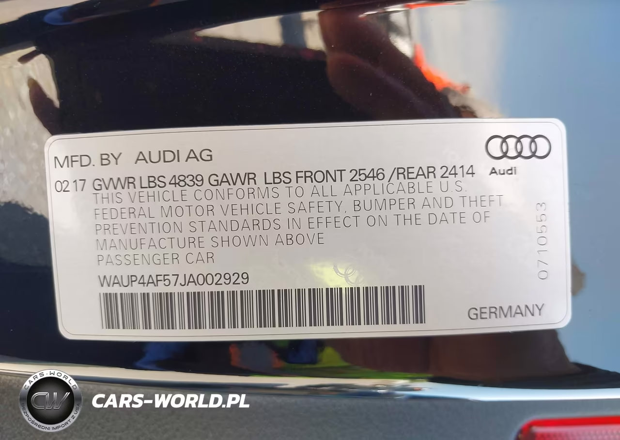 2018 Audi S5 3.0T Premium Plus VIN:WAUP4AF57JA002929 - 9
