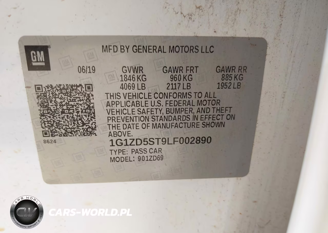 2020 Chevrolet Malibu Fwd Lt VIN:1G1ZD5ST9LF002890 - 9