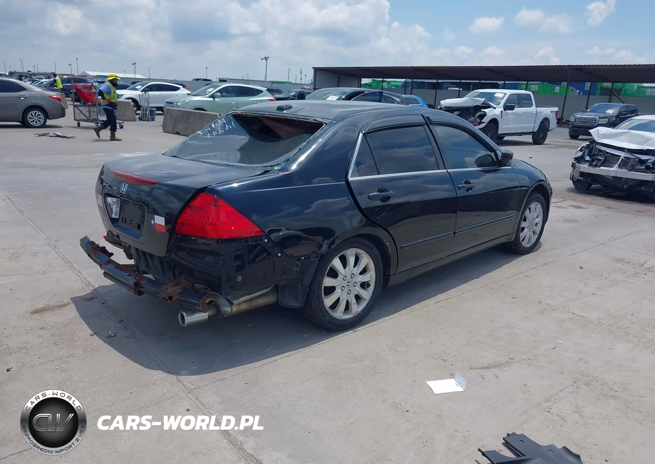 2007 Honda Accord 3.0 Ex VIN:1HGCM66567A038698 - 4