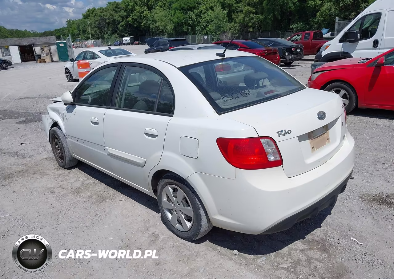 2010 Kia Rio Lx VIN:KNADH4A34A6629573 - 3