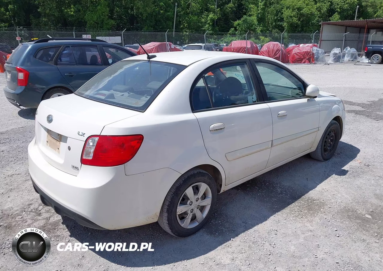 2010 Kia Rio Lx VIN:KNADH4A34A6629573 - 4