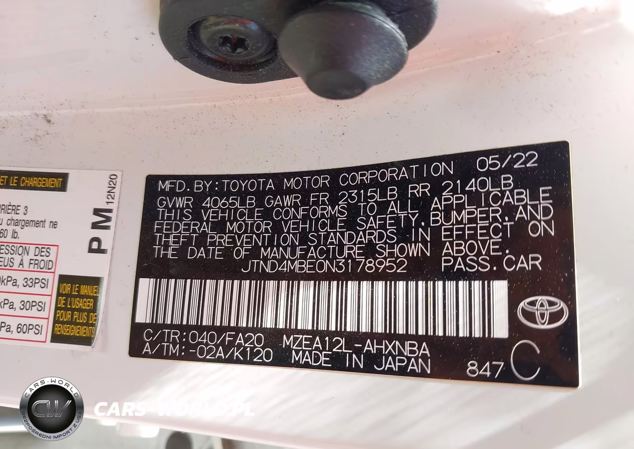 2022 Toyota Corolla Se Nightshade Edition VIN:JTND4MBE0N3178952 - 9