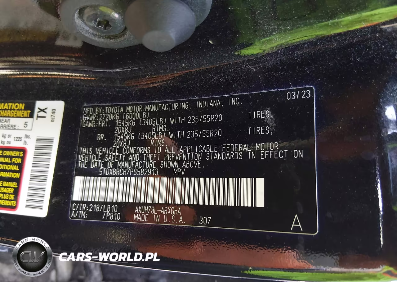 2023 Toyota Highlander Hybrid Limited VIN:5TDXBRCH7PS582913 - 9