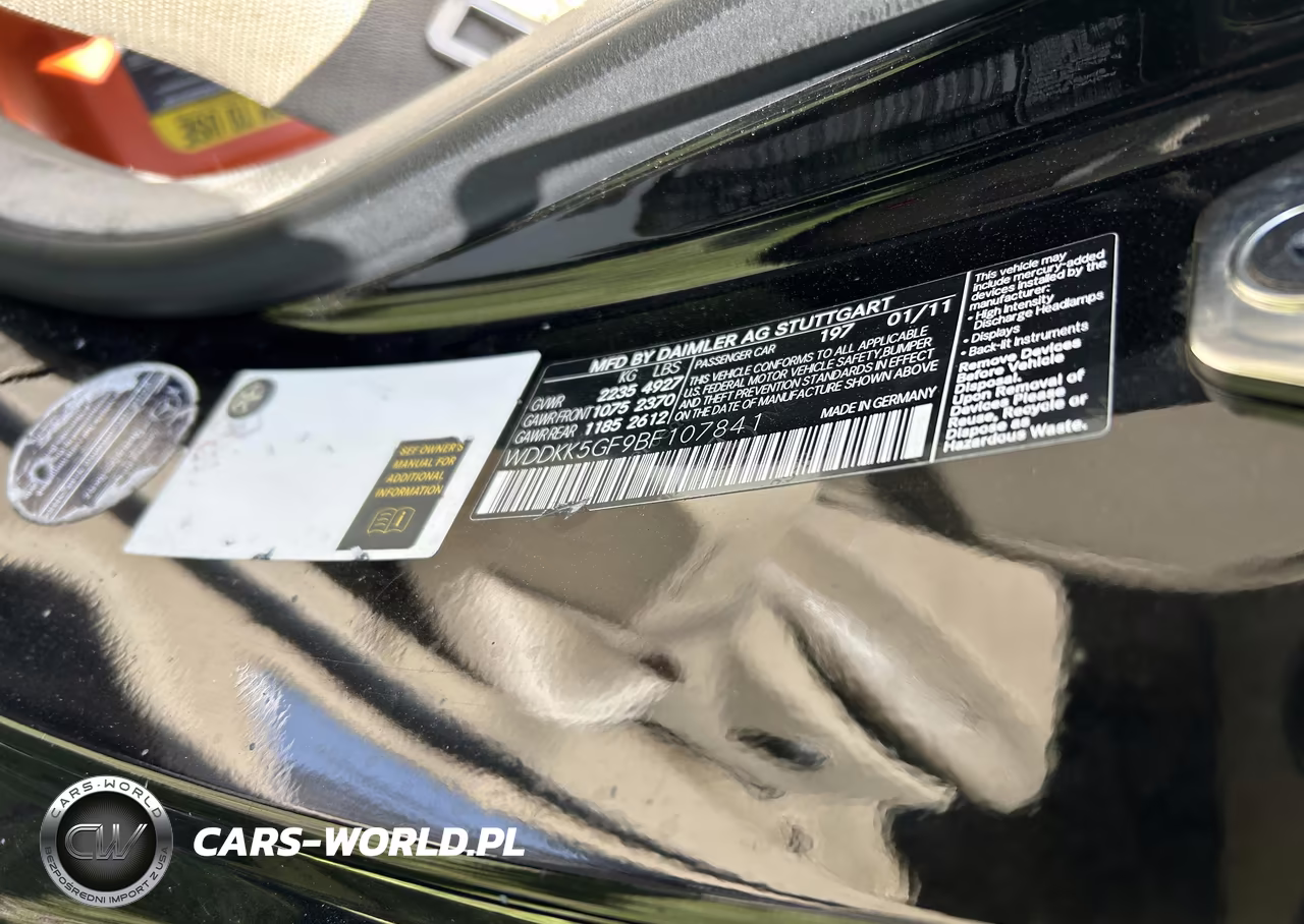 2011 Mercedes-Benz E 350 VIN:WDDKK5GF9BF107841 - 9