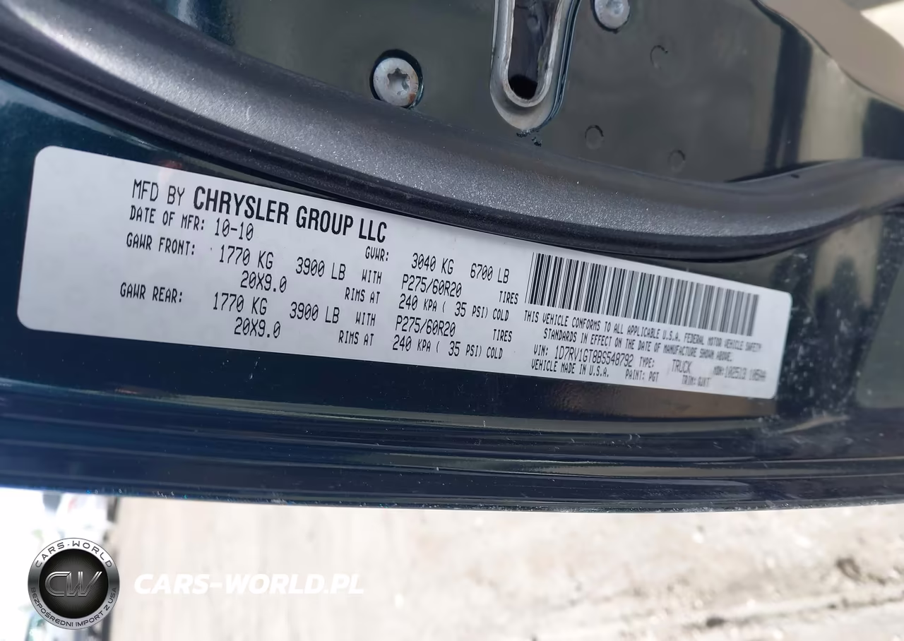 2011 Ram Ram 1500 Laramie VIN:1D7RV1GT8BS548792 - 9