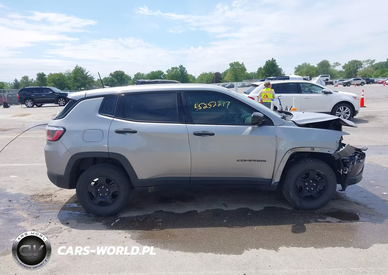 2019 Jeep Compass Sport 4X4 VIN:3C4NJDAB9KT837331 - 13