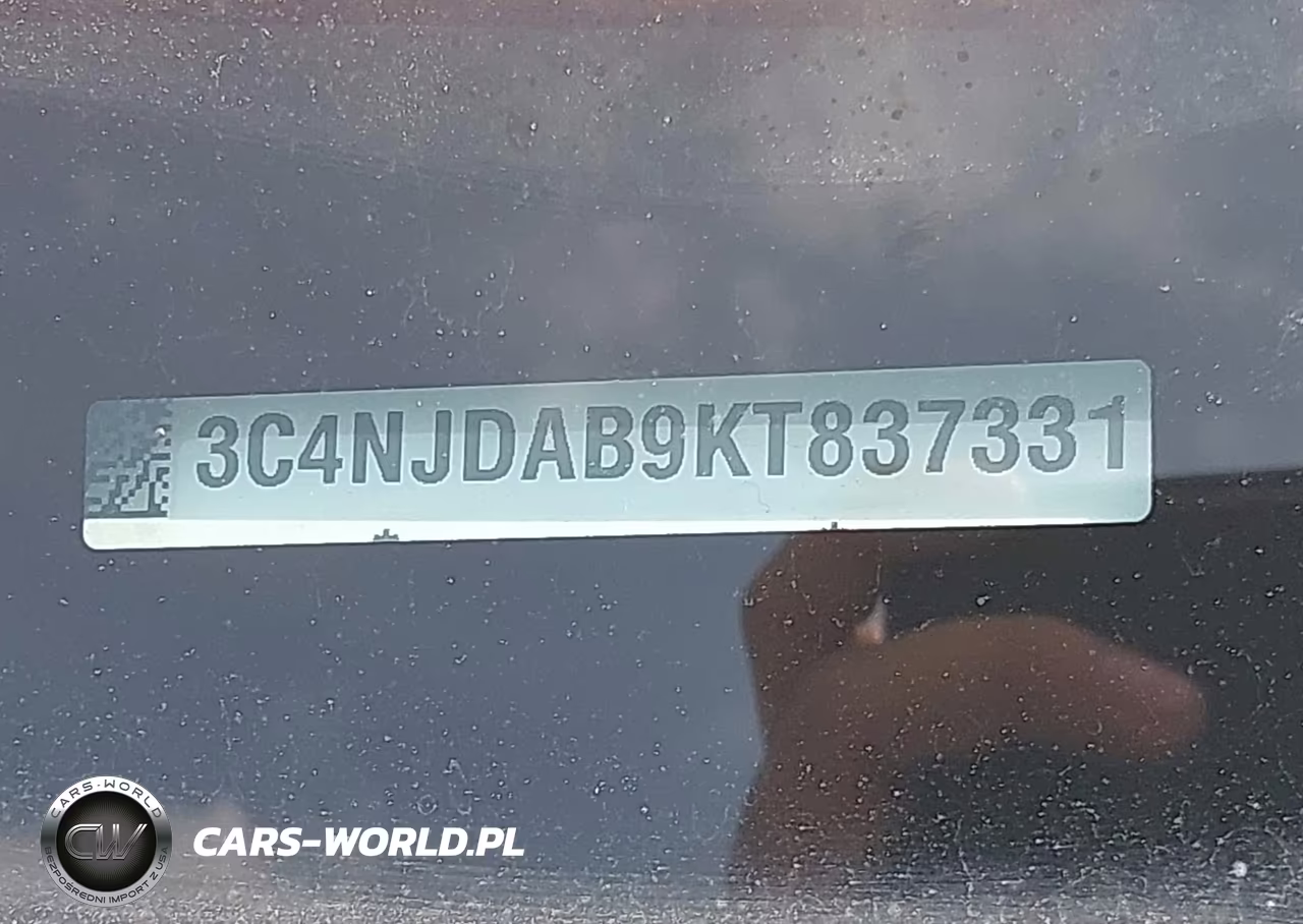 2019 Jeep Compass Sport 4X4 VIN:3C4NJDAB9KT837331 - 9