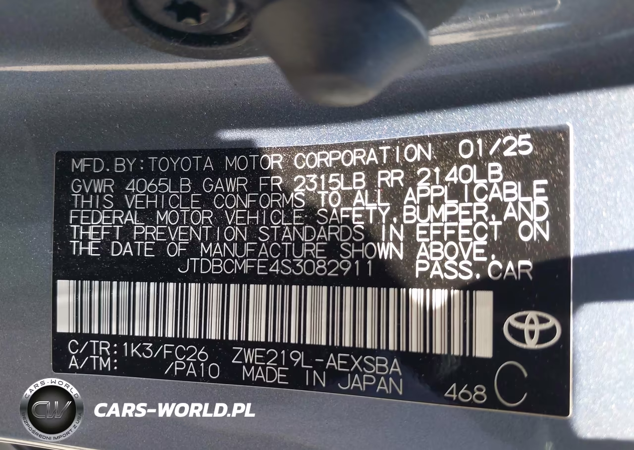 2025 Toyota Corolla Hybrid Se VIN:JTDBCMFE4S3082911 - 9