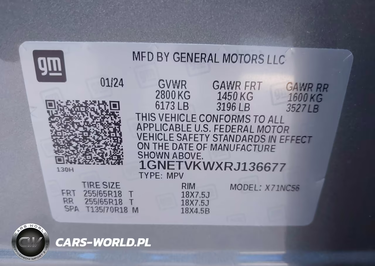 2024 Chevrolet Traverse Limited Awd Lt Cloth VIN:1GNETVKWXRJ136677 - 9