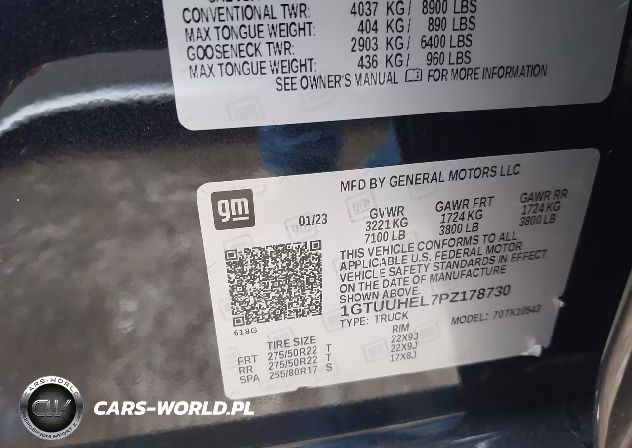 2023 GMC Sierra K1500 Denali Ultimate VIN:1GTUUHEL7PZ178730 - 9