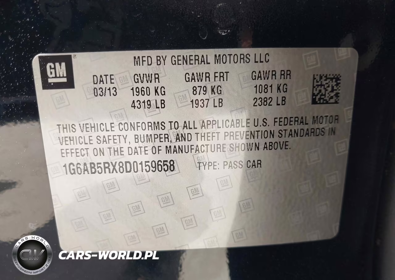 2013 Cadillac Ats Luxury VIN:1G6AB5RX8D0159658 - 9