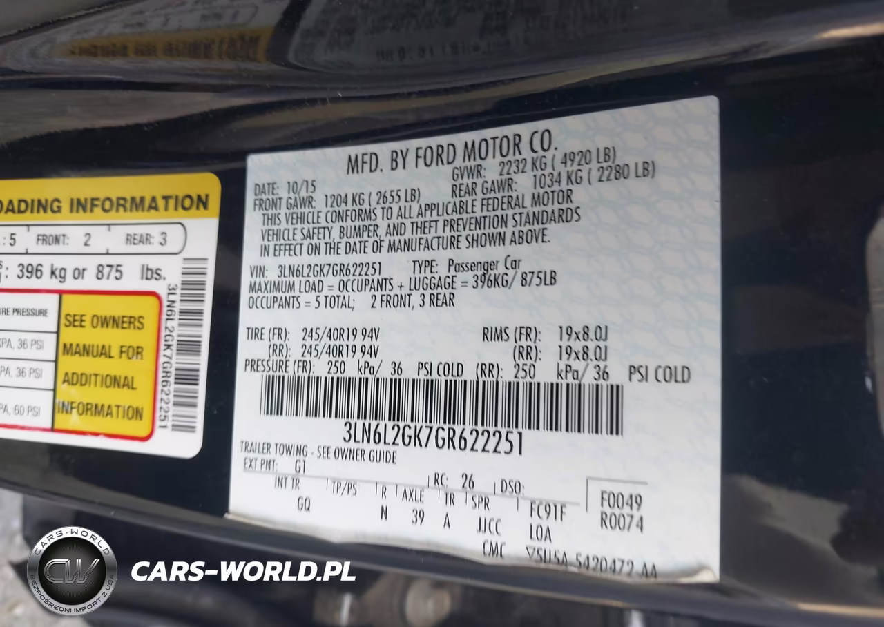2016 Lincoln Mkz VIN:3LN6L2GK7GR622251 - 9