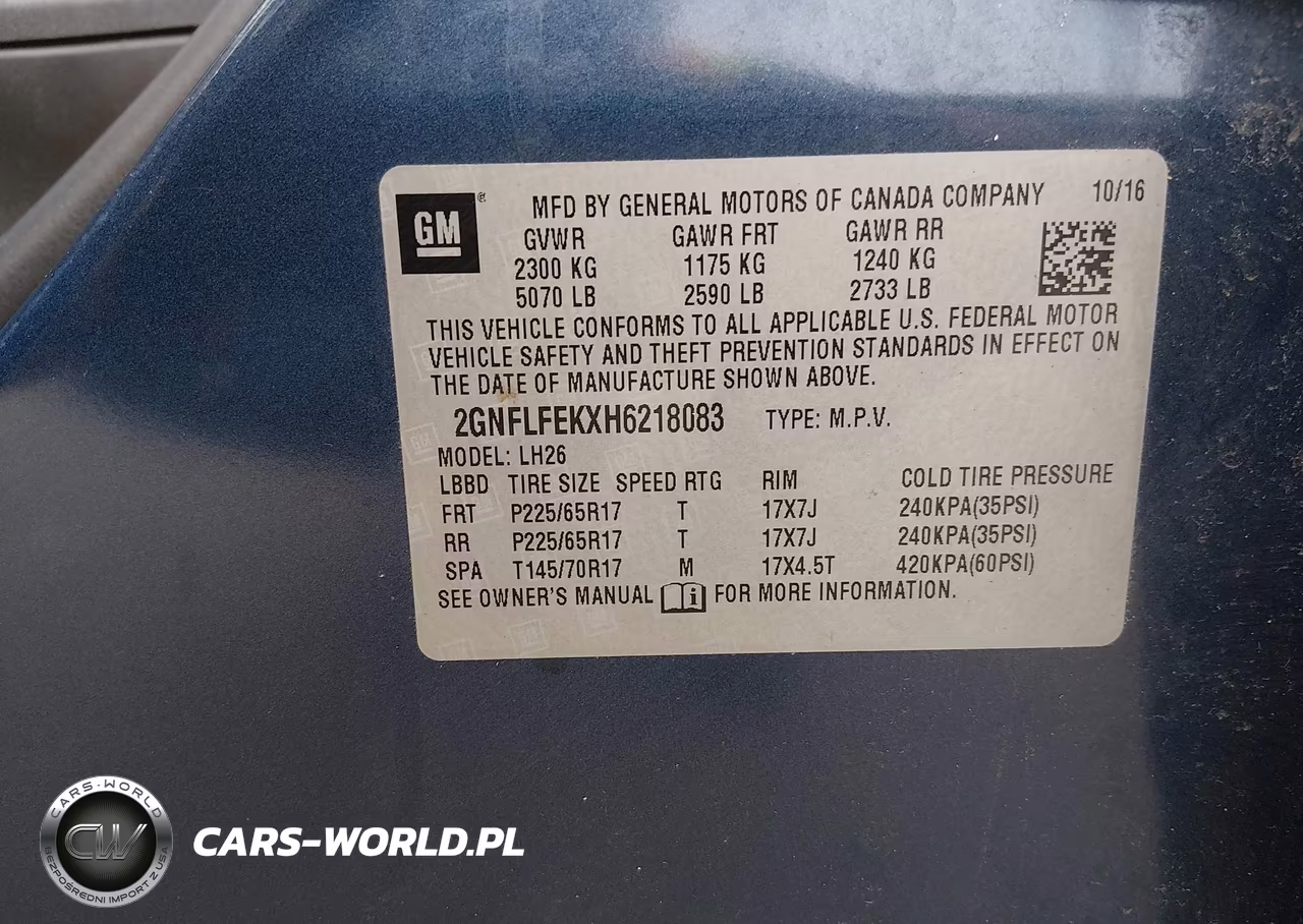 2017 Chevrolet Equinox Lt VIN:2GNFLFEKXH6218083 - 7