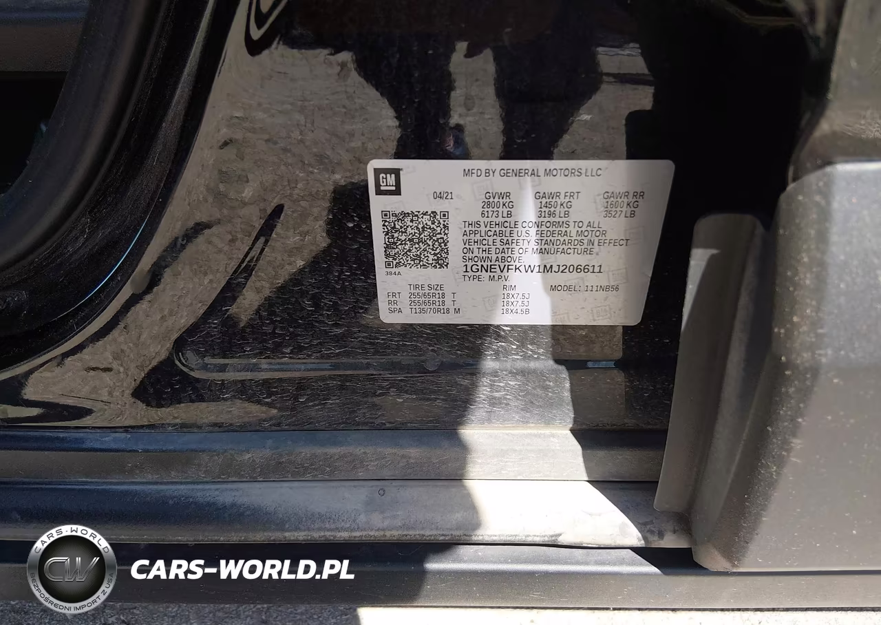 2021 Chevrolet Traverse Awd Ls VIN:1GNEVFKW1MJ206611 - 9