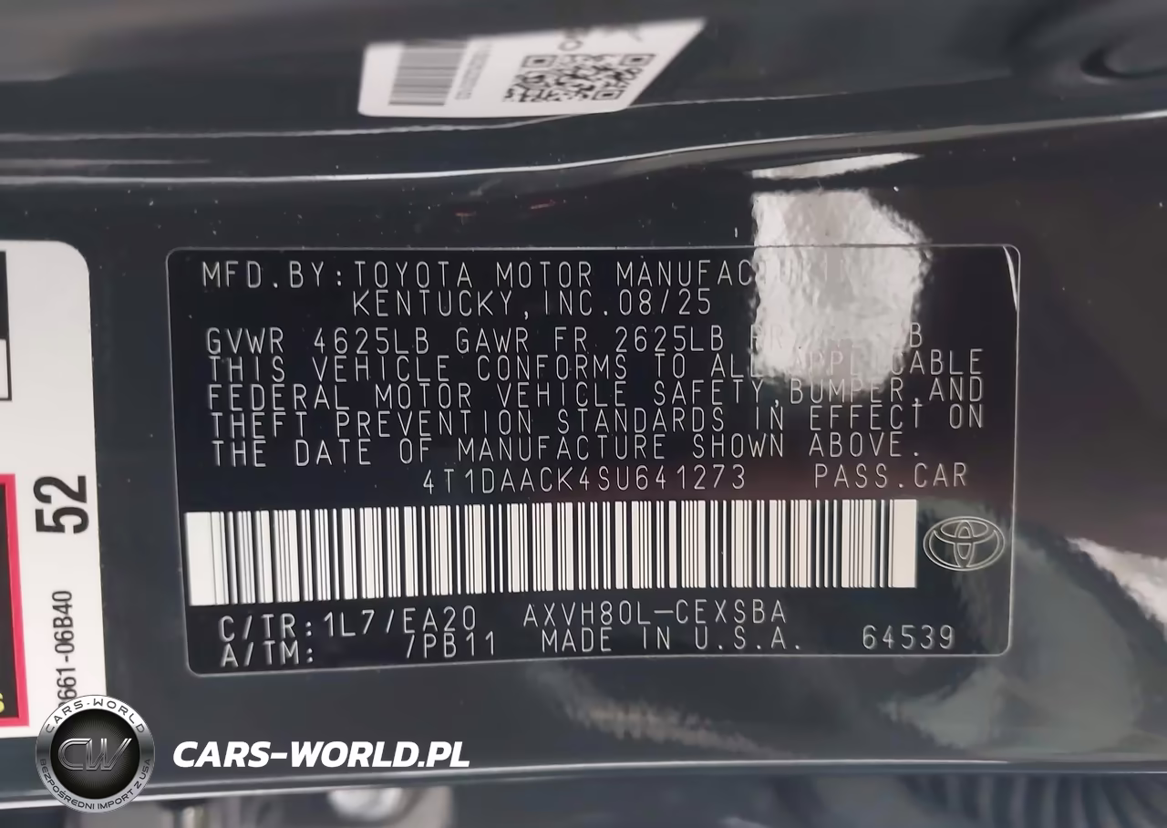 2025 Toyota Camry Se VIN:4T1DAACK4SU641273 - 9