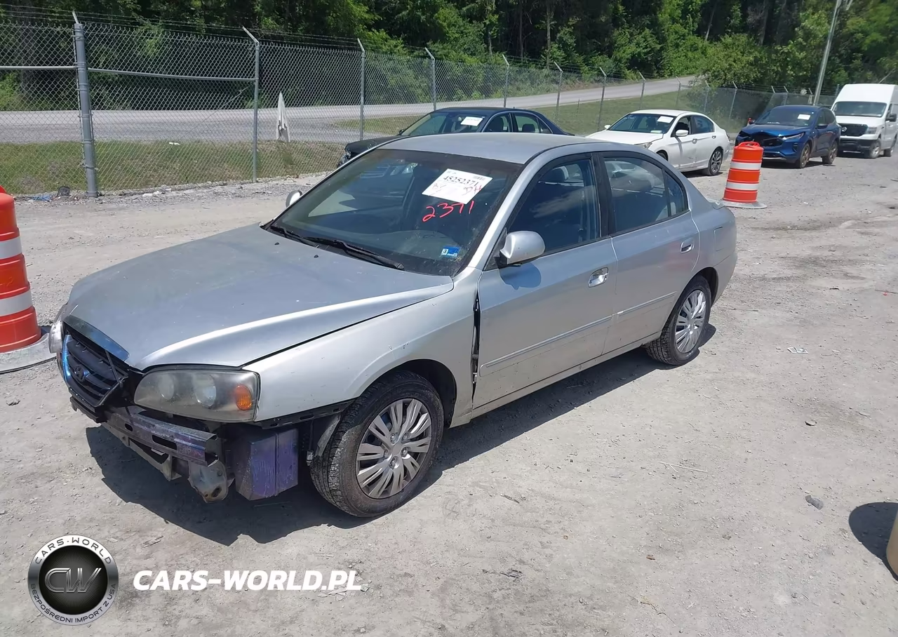 2004 Hyundai Elantra Gls-Gt VIN:KMHDN46D54U712955 - 2