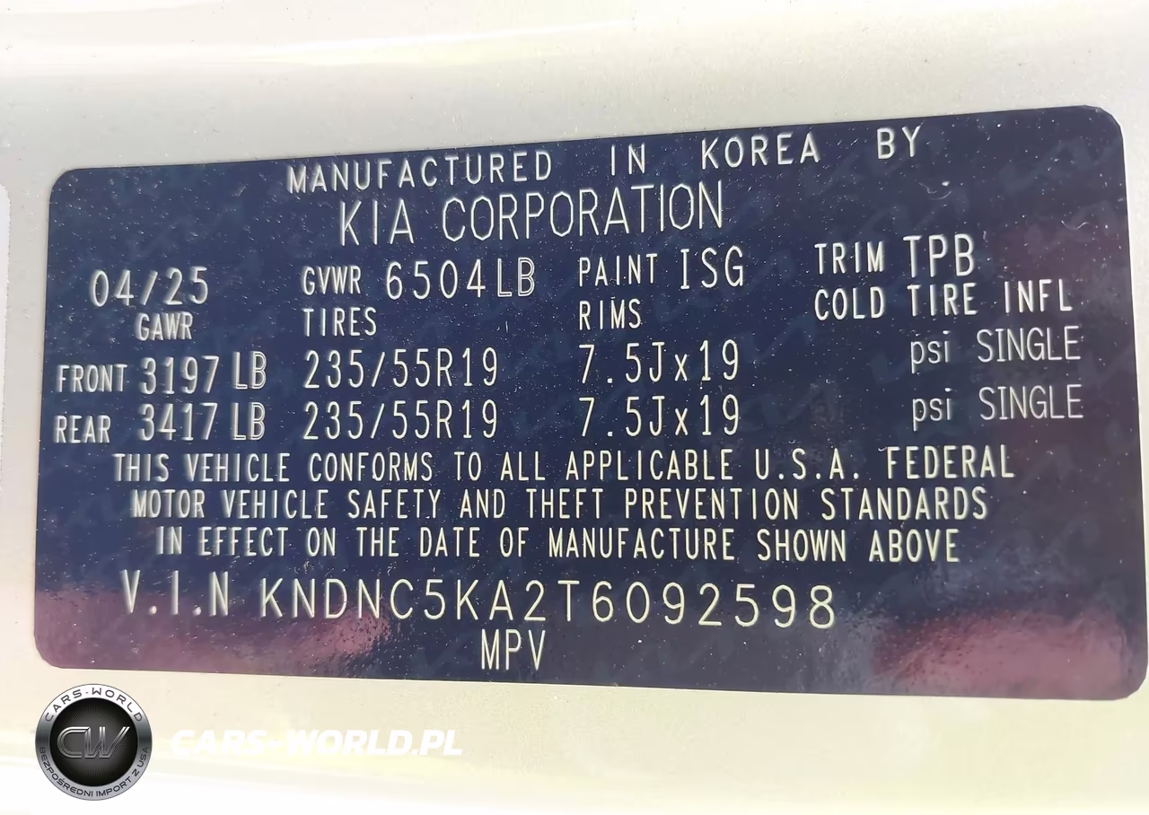 2026 Kia Carnival Mpv Hybrid Ex VIN:KNDNC5KA2T6092598 - 9