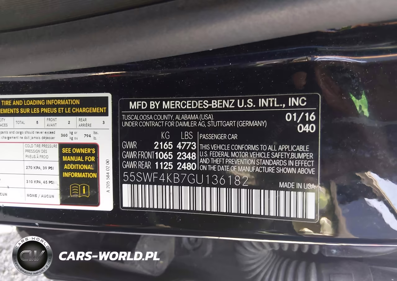 2016 Mercedes-Benz C 300 4Matic VIN:55SWF4KB7GU136182 - 9