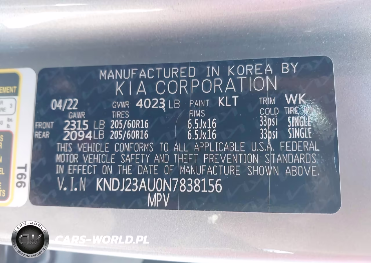 2022 Kia Soul Lx VIN:KNDJ23AU0N7838156 - 9
