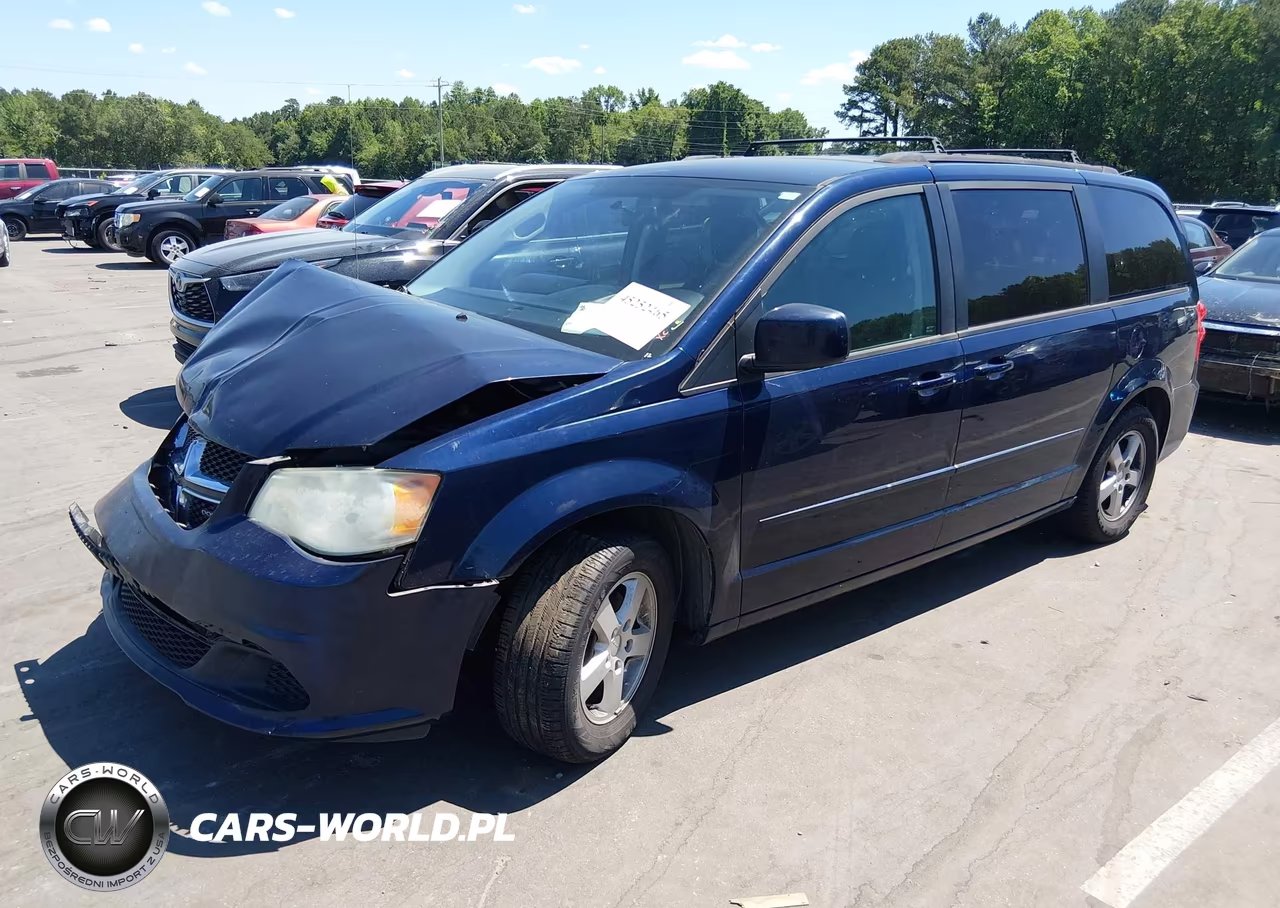 2012 Dodge Grand Caravan Sxt VIN:2C4RDGCG2CR214821 - 2