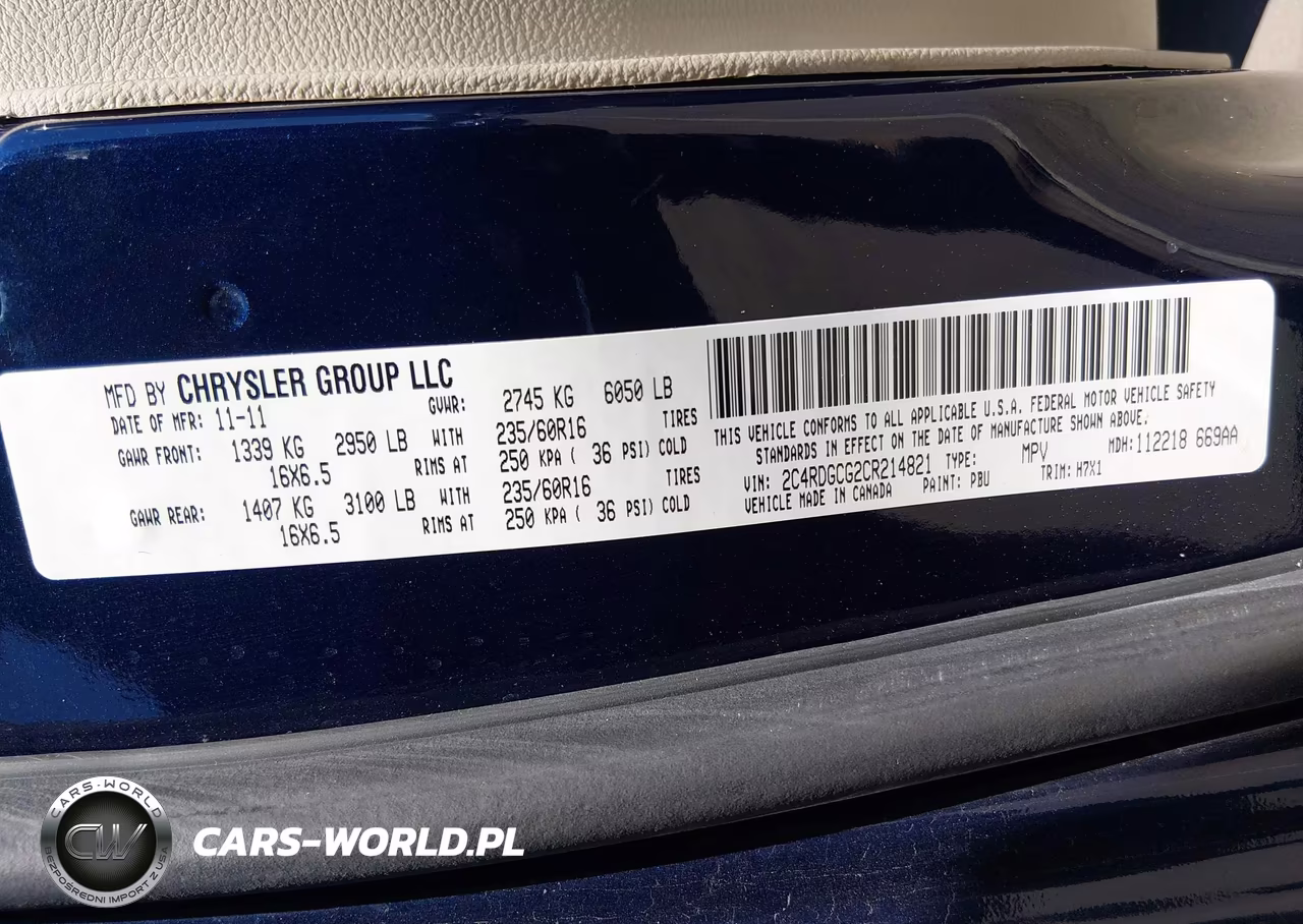 2012 Dodge Grand Caravan Sxt VIN:2C4RDGCG2CR214821 - 9