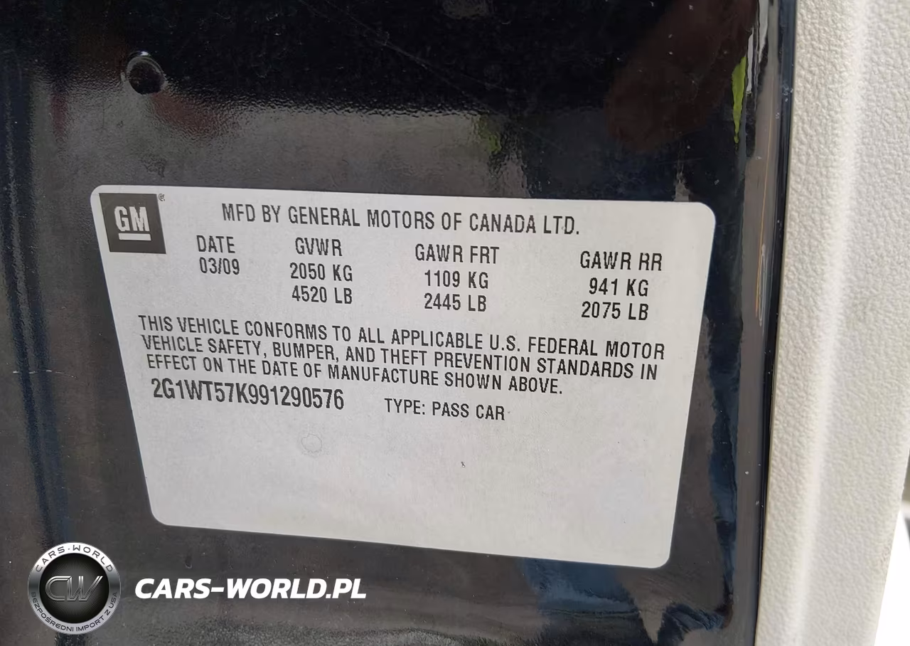 2009 Chevrolet Impala Lt VIN:2G1WT57K991290576 - 9