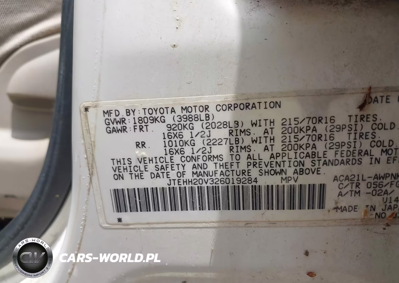 2002 Toyota Rav4 VIN:JTEHH20V326019284 - 9