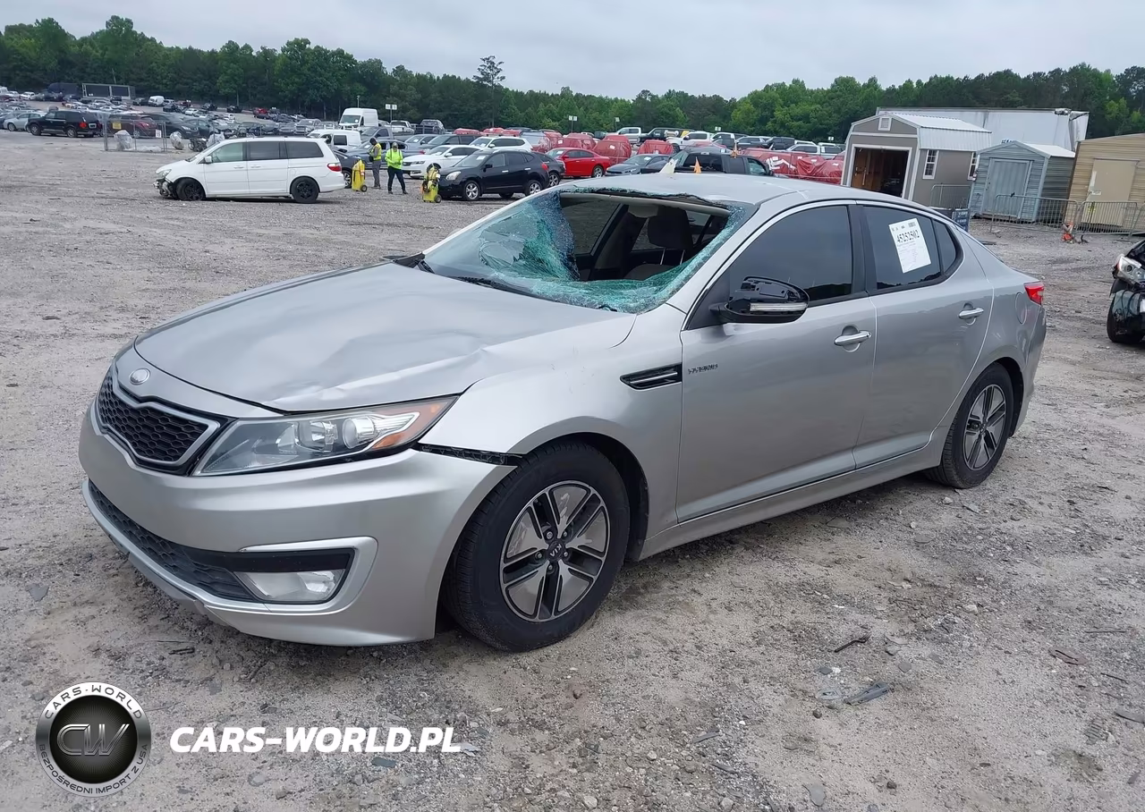 2013 Kia Optima Hybrid Lx VIN:KNAGM4AD3D5042812 - 2