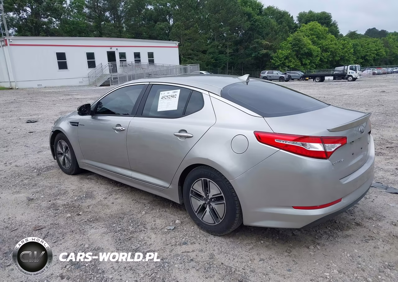 2013 Kia Optima Hybrid Lx VIN:KNAGM4AD3D5042812 - 3