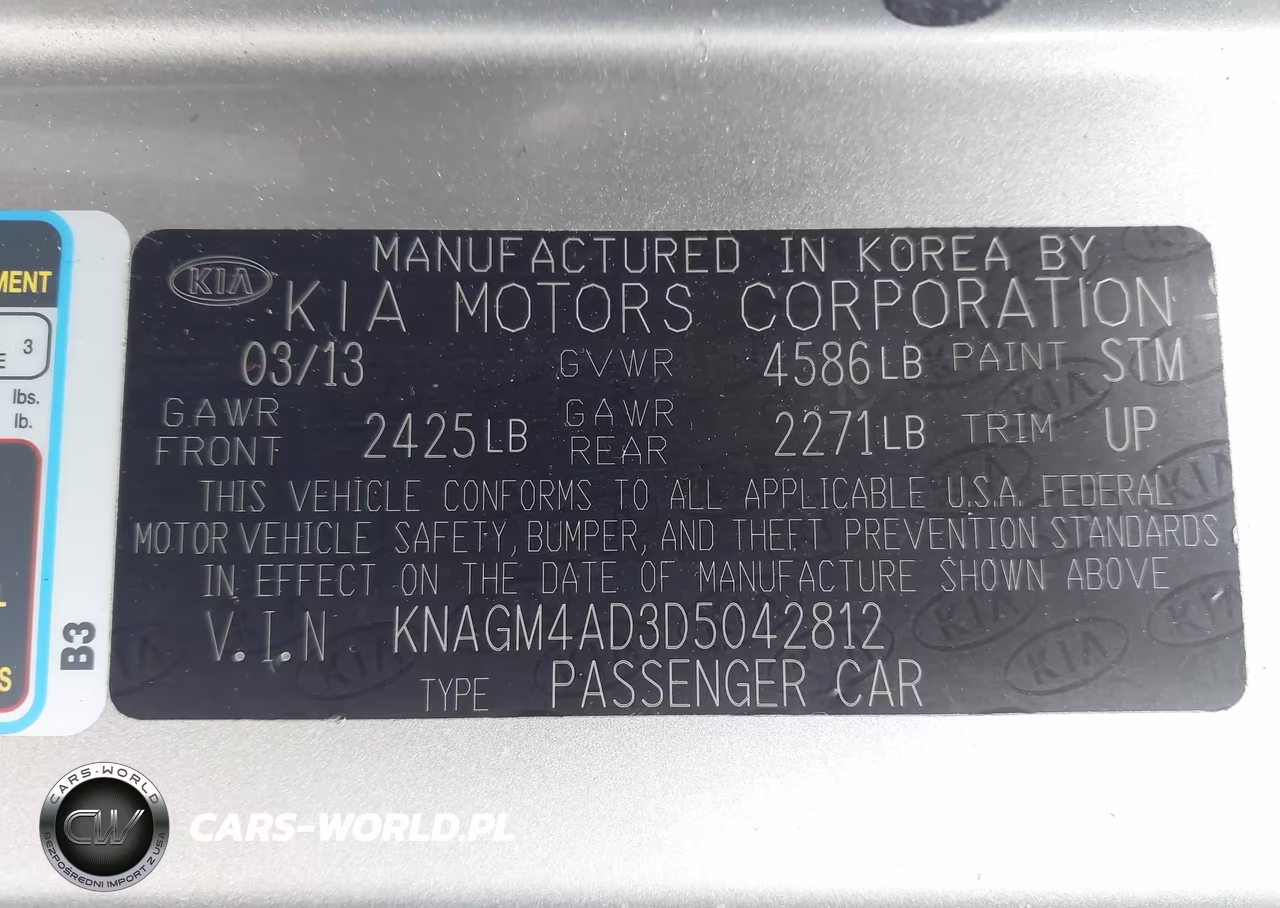 2013 Kia Optima Hybrid Lx VIN:KNAGM4AD3D5042812 - 9