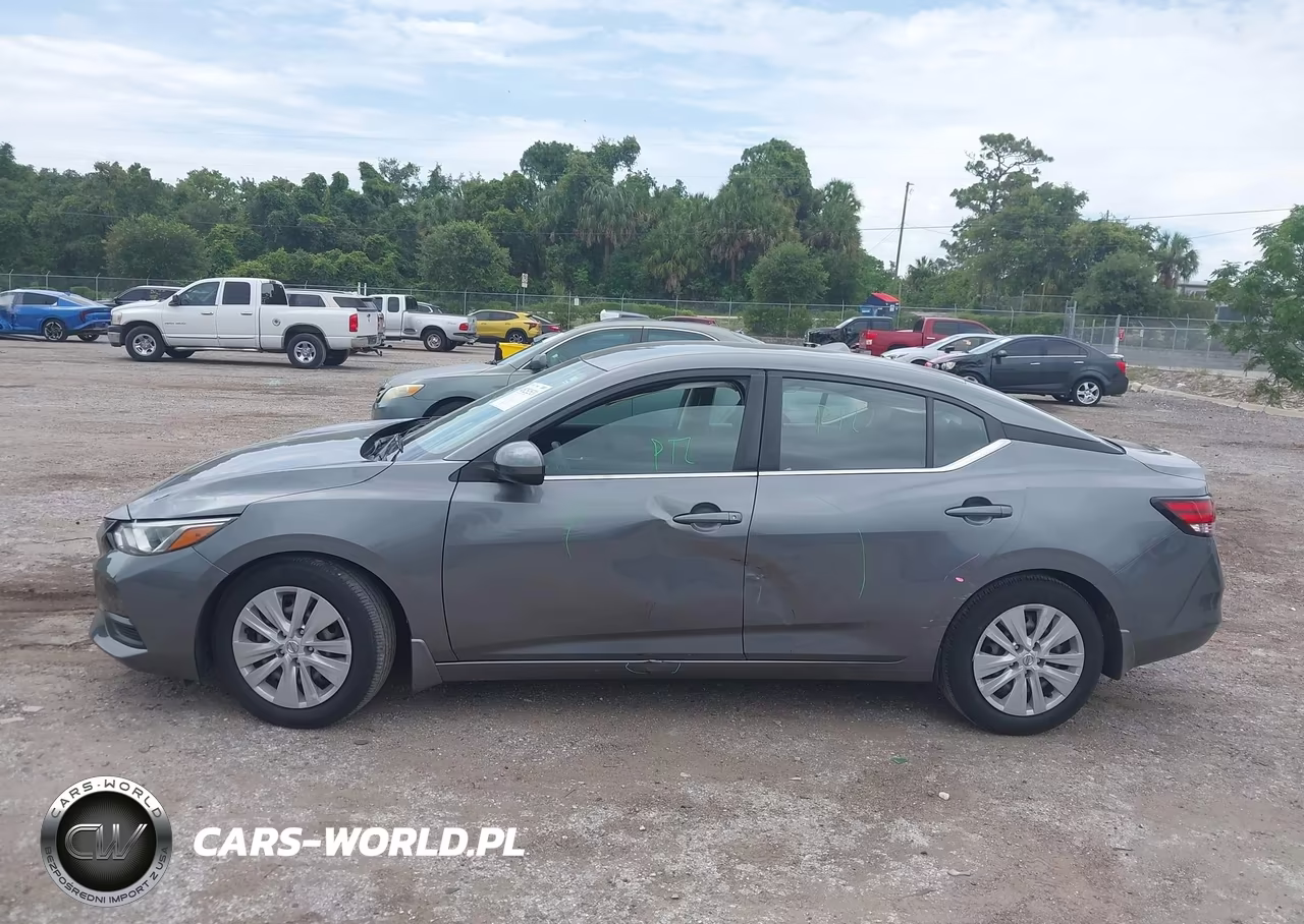 2022 Nissan Sentra S Xtronic Cvt VIN:3N1AB8BV0NY304483 - 14
