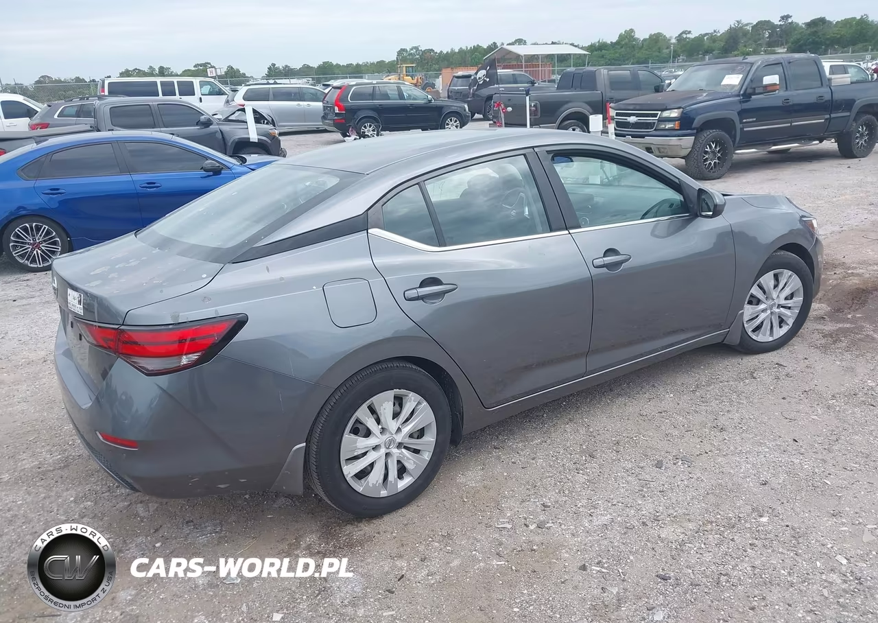 2022 Nissan Sentra S Xtronic Cvt VIN:3N1AB8BV0NY304483 - 4