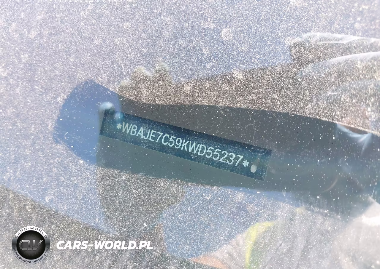 2019 BMW 540I xDrive VIN:WBAJE7C59KWD55237 - 9