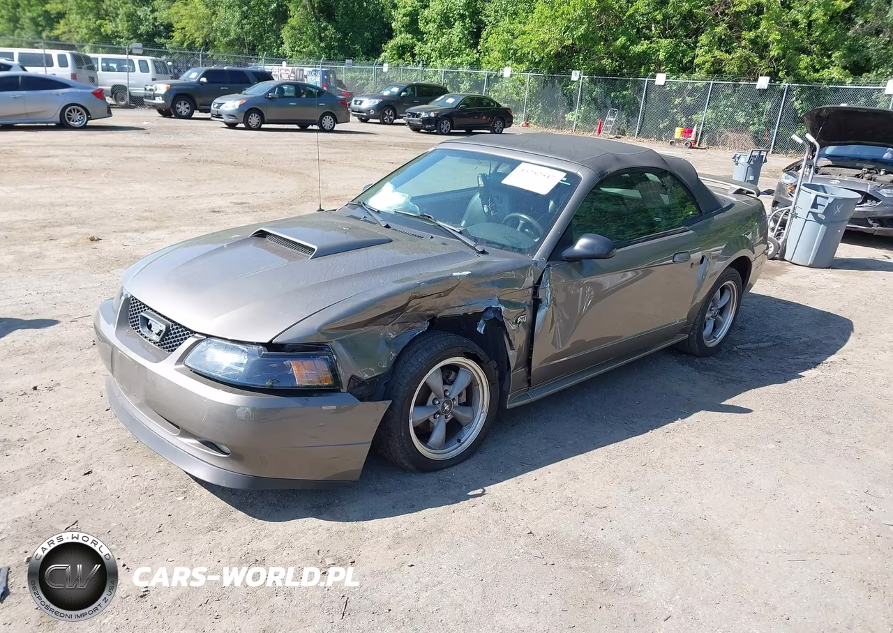 2002 Ford Mustang Gt VIN:1FAFP45X12F182929 - 2