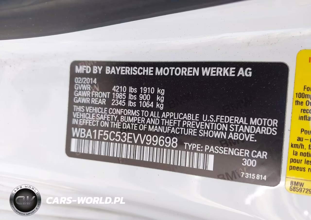 2014 BMW 228I VIN:WBA1F5C53EVV99698 - 9