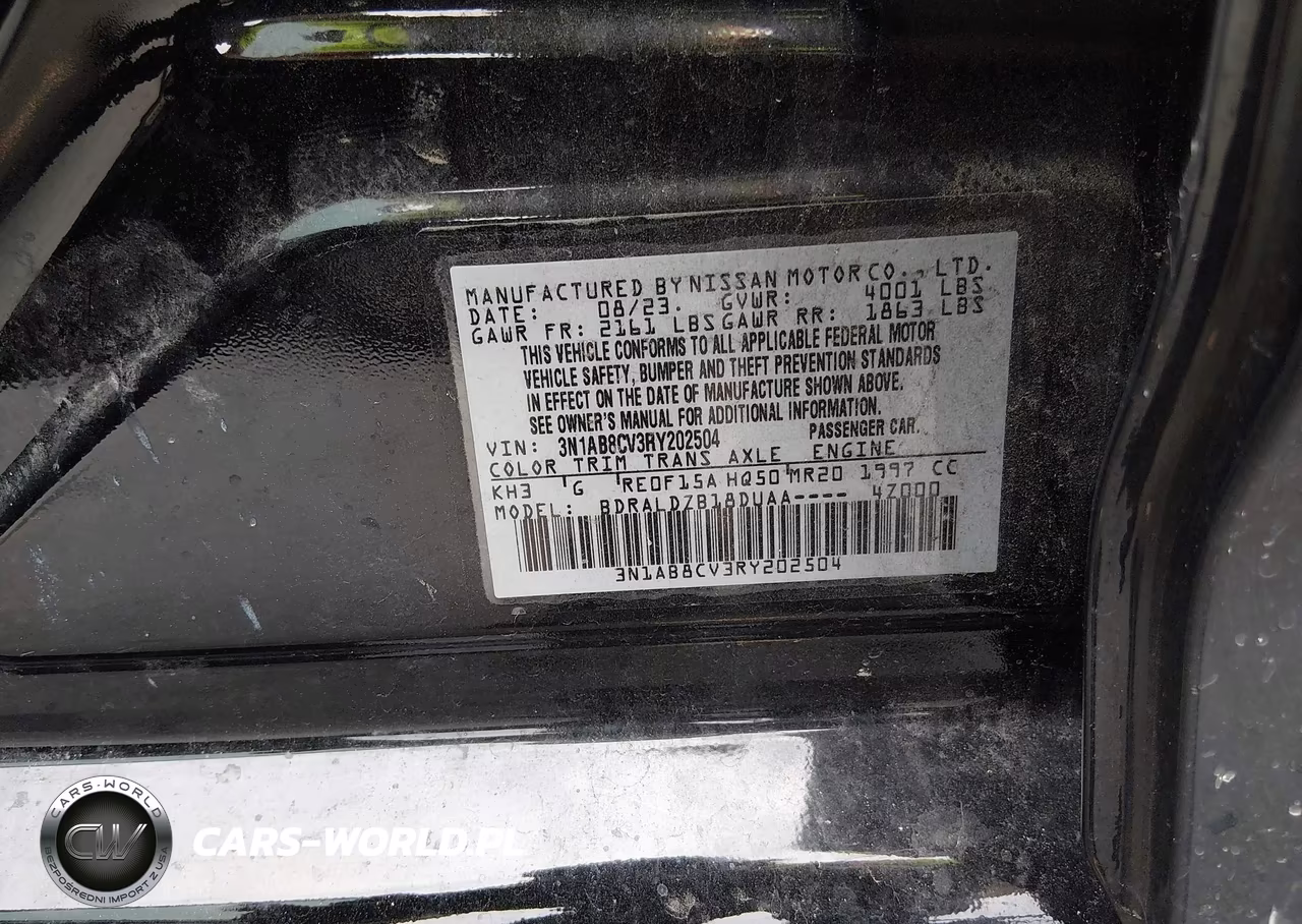 2024 Nissan Sentra Sv Xtronic Cvt VIN:3N1AB8CV3RY202504 - 9