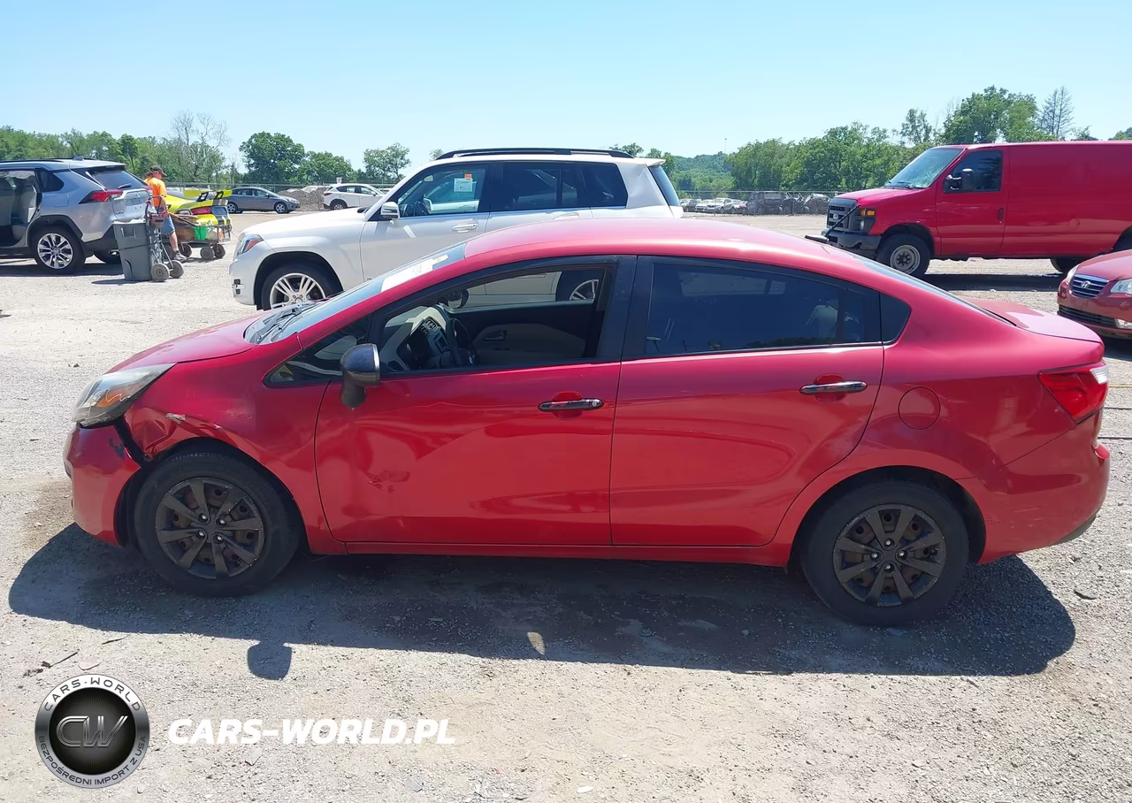 2013 Kia Rio Lx VIN:KNADM4A35D6106790 - 14
