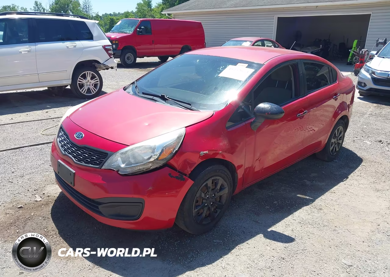 2013 Kia Rio Lx VIN:KNADM4A35D6106790 - 2