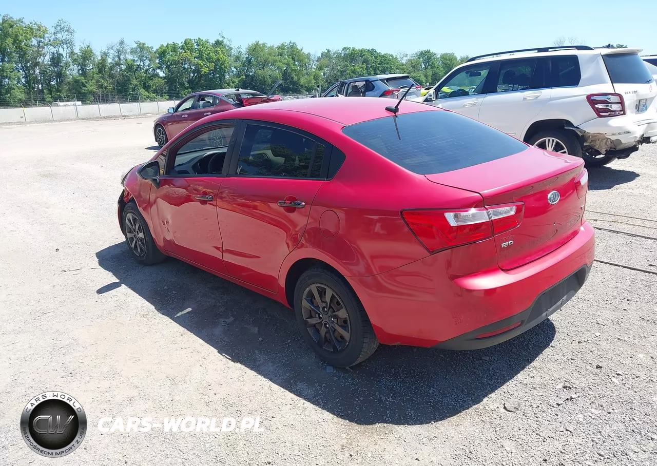 2013 Kia Rio Lx VIN:KNADM4A35D6106790 - 3