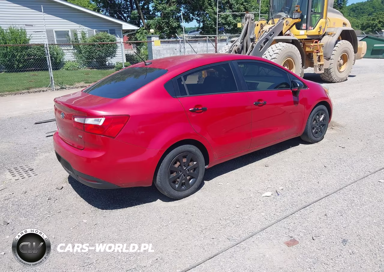 2013 Kia Rio Lx VIN:KNADM4A35D6106790 - 4