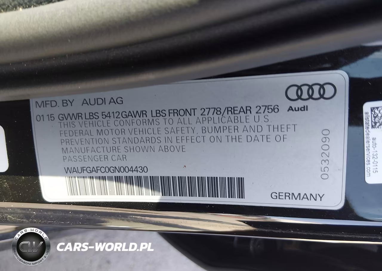 2016 Audi A6 3.0T Premium Plus VIN:WAUFGAFC0GN004430 - 9