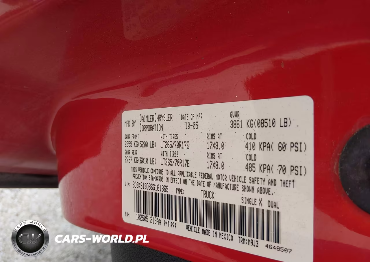 2006 Dodge Ram 1500 Slt VIN:3D3KS19D36G161369 - 9