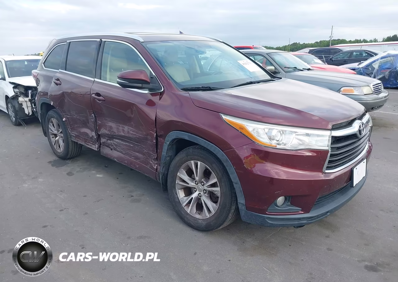 2015 Toyota Highlander Xle V6 – zdjęcie 1 z 16