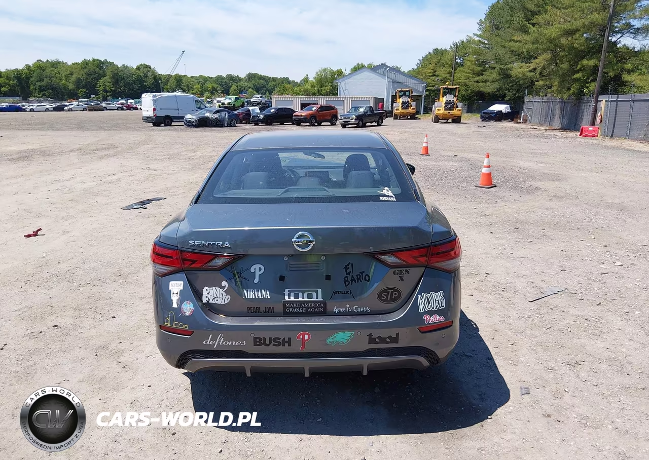 2021 Nissan Sentra S Xtronic Cvt VIN:3N1AB8BV9MY230236 - 17