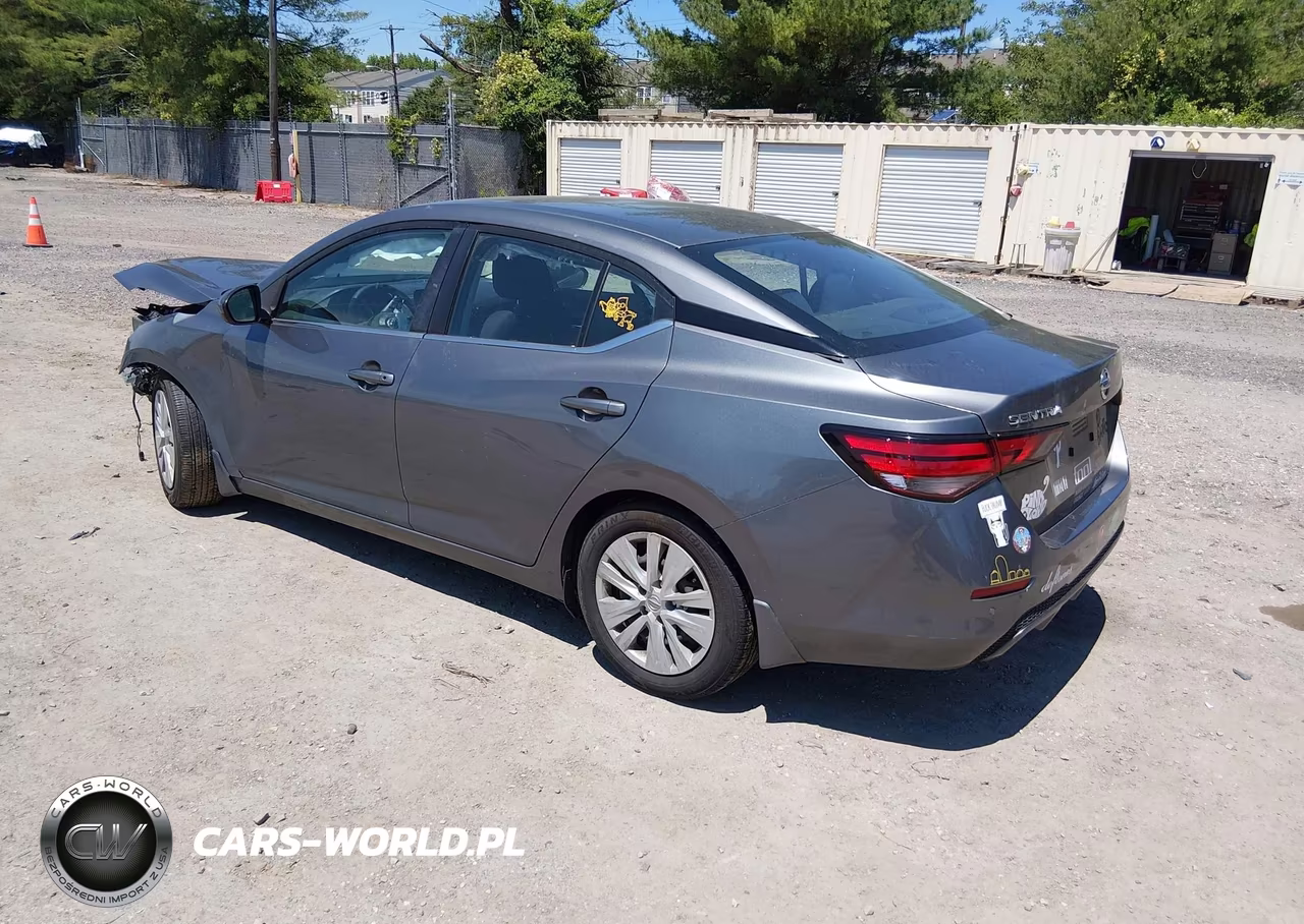2021 Nissan Sentra S Xtronic Cvt VIN:3N1AB8BV9MY230236 - 3